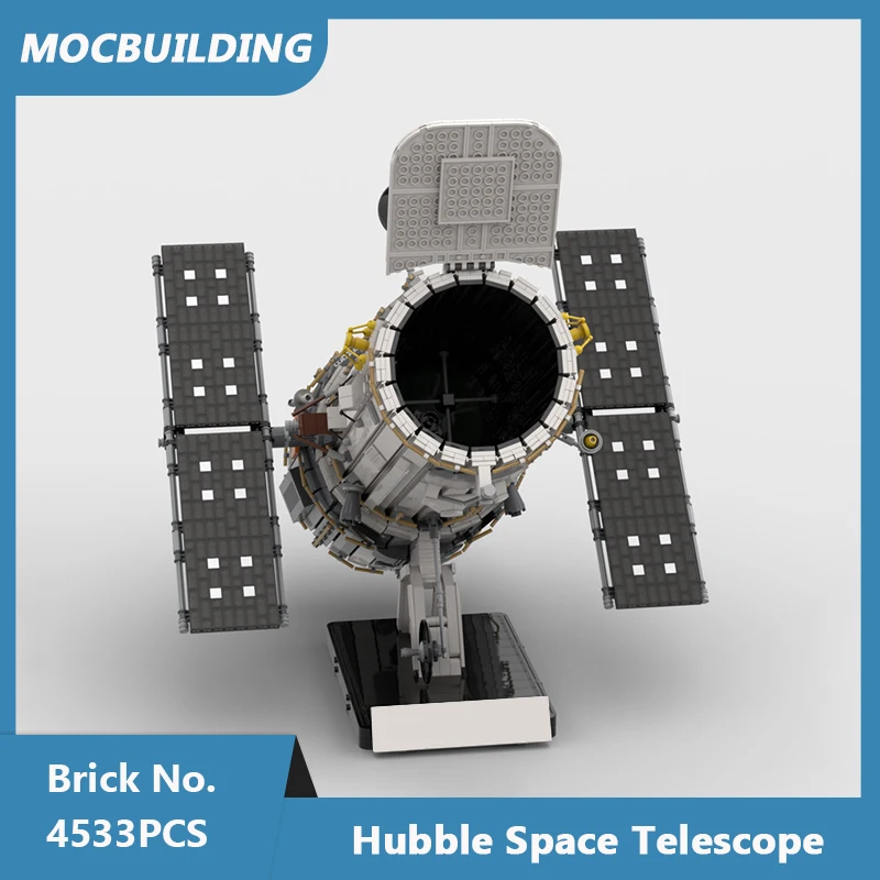 Строительные блоки MOC в масштабе 1:25 Модель космического телескопа Хаббл, собранные своими руками Кирпичи, Обучающий Креативный дисплей, Игрушки, Подарки 4355ШТ