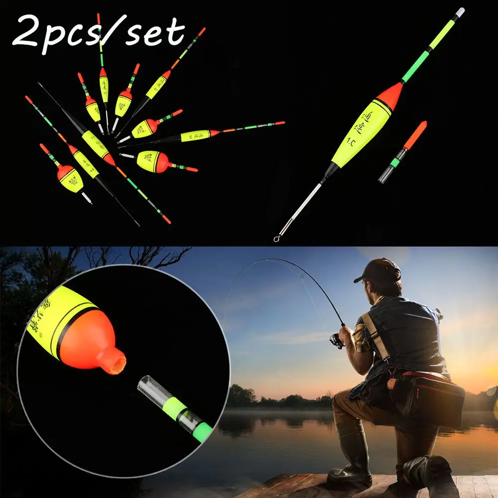 2 шт. /лот, Высококачественный Пластиковый светящийся шар, Ночной поплавок для рыбалки, Eva Foam Light Stick