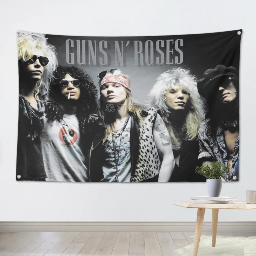 Логотип рок-н-ролльной поп-группы, Концертные плакаты, Флаг и баннер, живопись на популярную музыкальную тематику, KTV, бар, кафе, Украшение стен дома