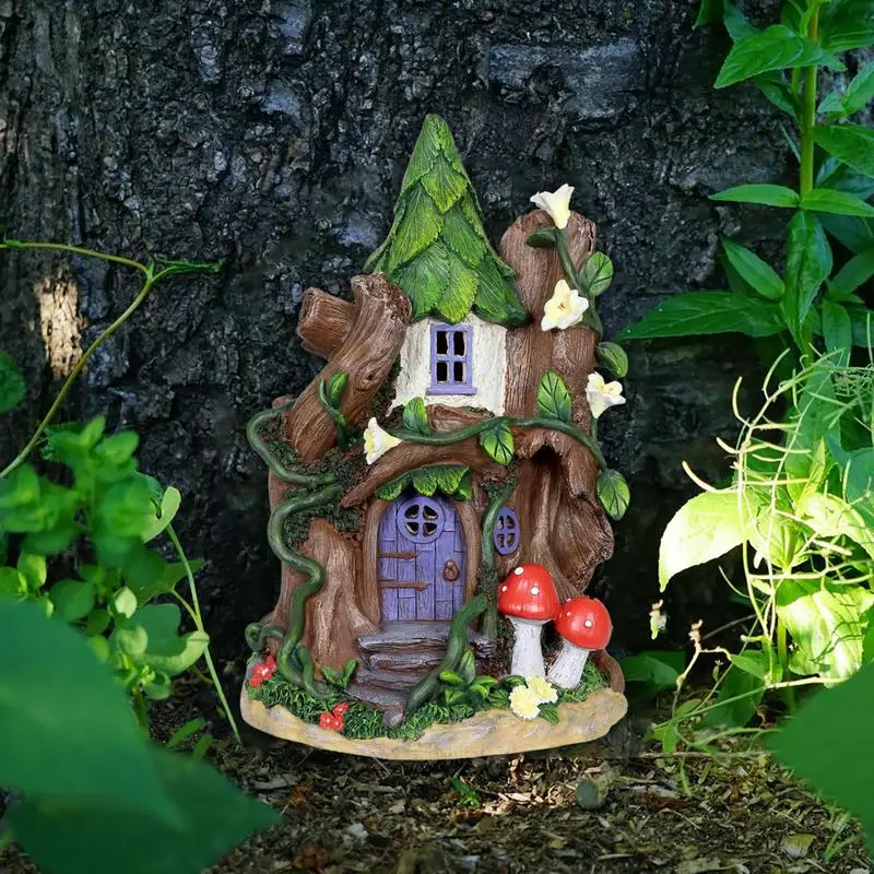 Миниатюрная дверь сказочного эльфа, деревянный кукольный домик, садовые аксессуары для рукоделия, кукольный дом, картина своими руками, винтажный декор, пейзаж, подарок