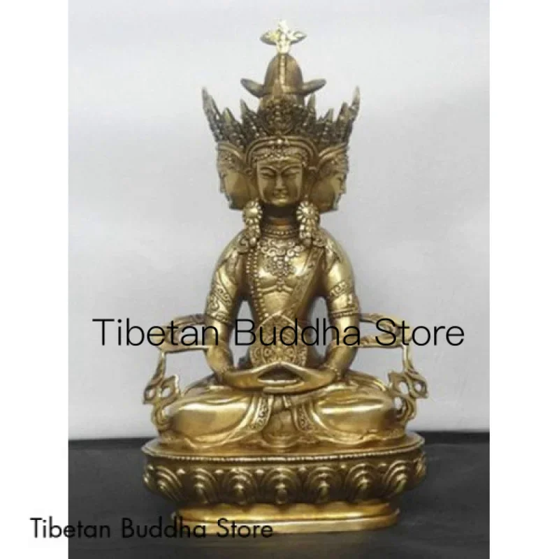 9“Buddhist bronze VAIROCANA, Herr der Mitte buddha statue