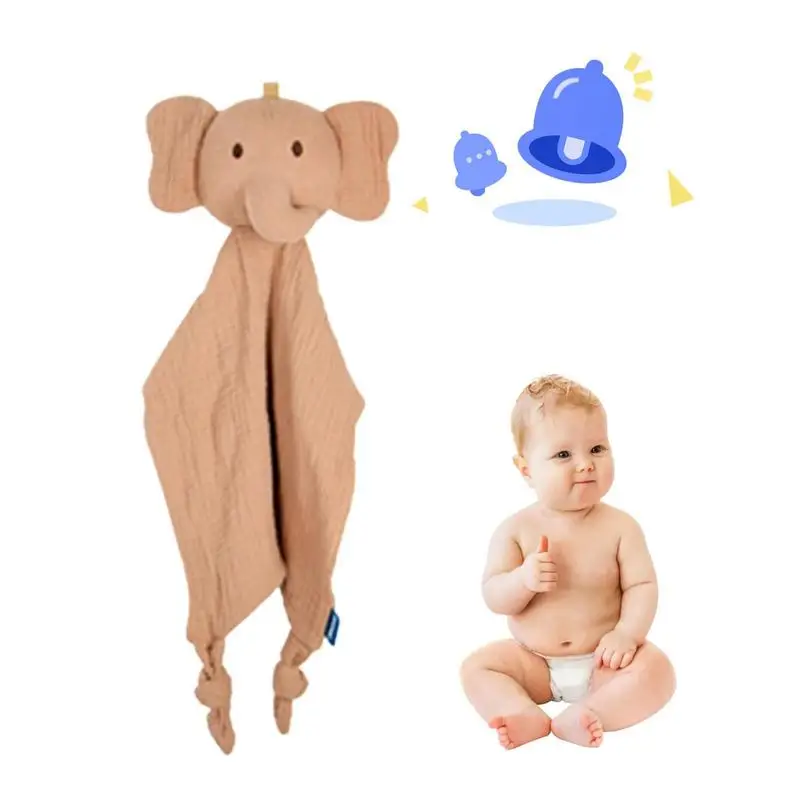Защитное одеяло для мягких игрушек Мягкое и дышащее Детское защитное одеяло из органического хлопка и муслина Детское одеяло с животными
